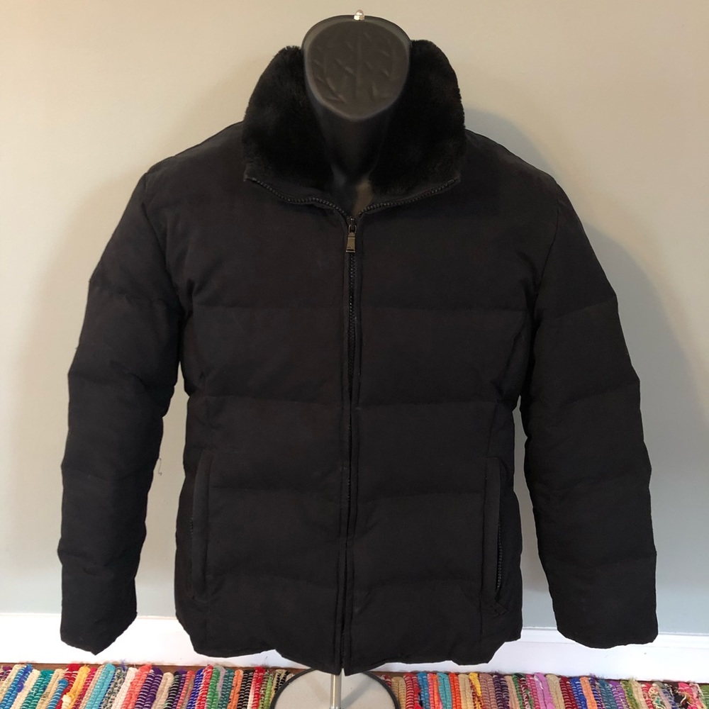 Andrew Marc Puffer Jacket Winter Ski Coat Black XS - Picture 1 of 6